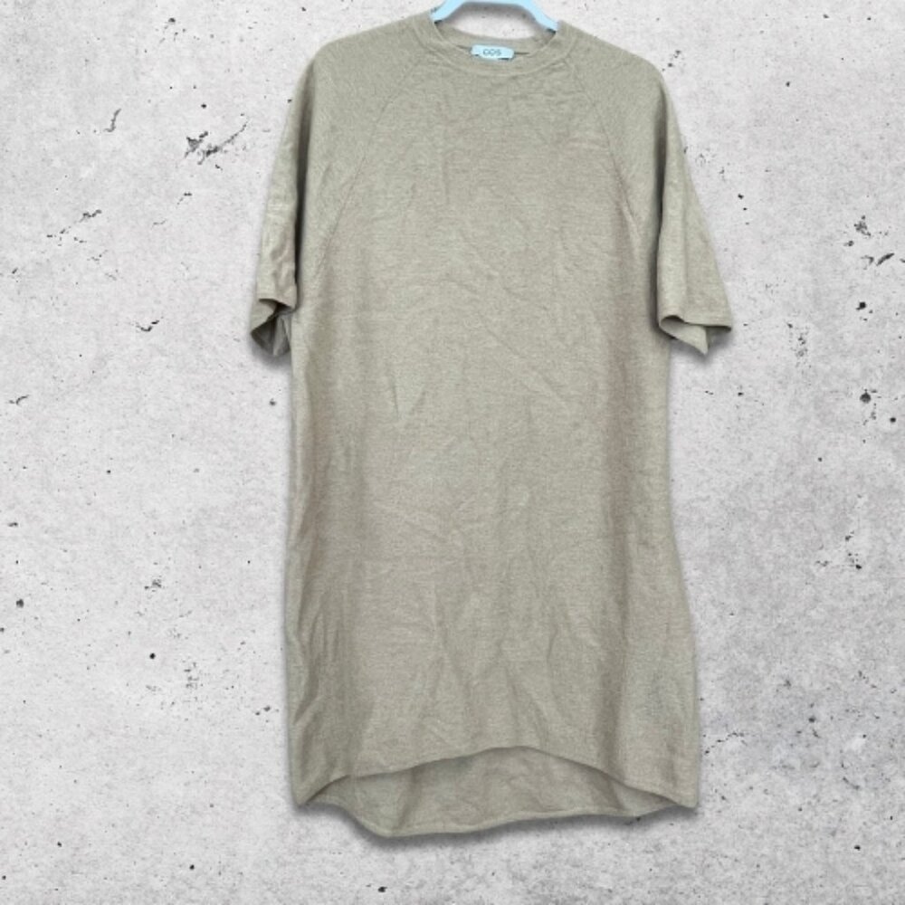 COS High Low Dress in Tan - Picture 2 of 15